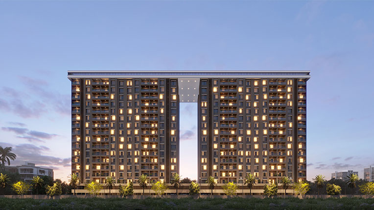 Krystal Tower Residential Complex At Nagala Park, Kolhapur 